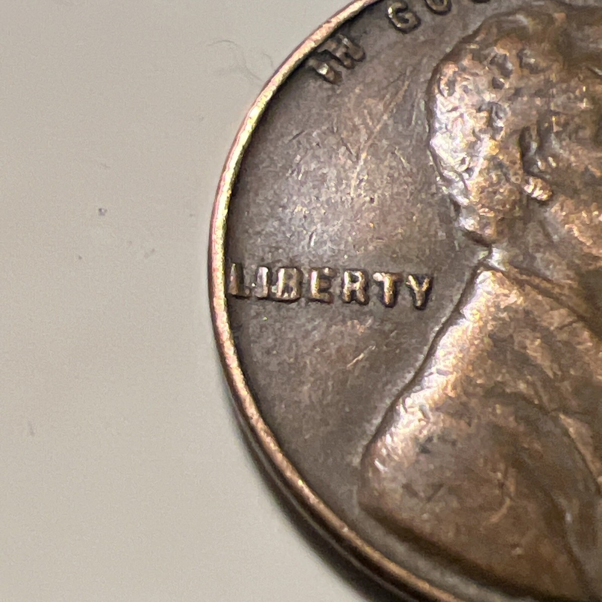 1947 Wheat Penny No Mint Mark Extremely Rare Error On The Rim 