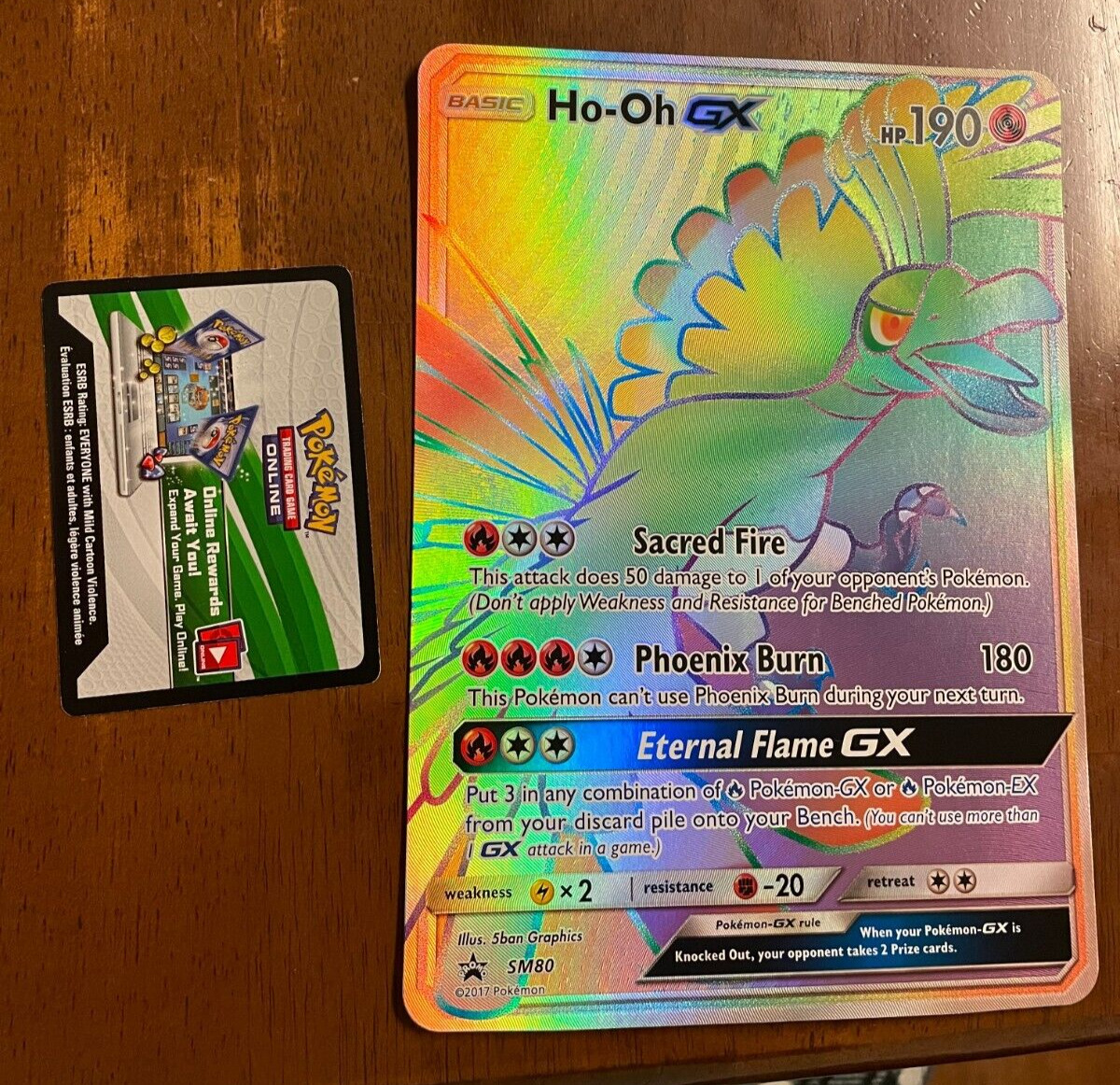 Oversized Jumbo Ho-Oh GX SM80 