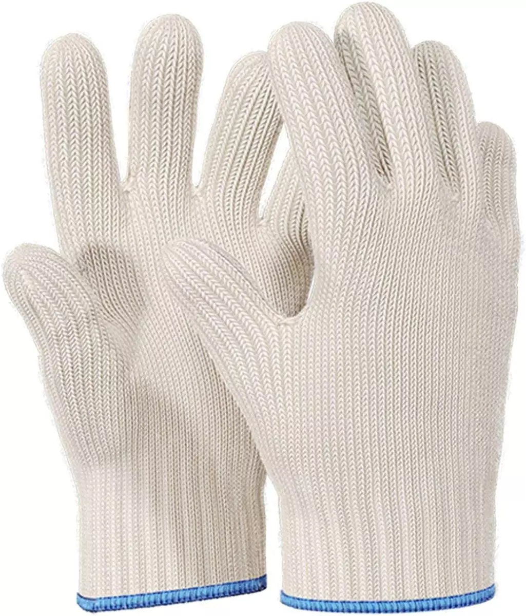 Heat Resistant Gloves Oven Gloves Heat Resistant with Fingers Oven Mitts  Kitchen