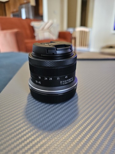 Canon RF-S18 45MM F4.5-6.3 IS STM Lens for RF Mount EOS Mirrorless Cameras