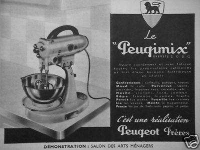 WERBUNG 1953 LE PEUGIMIX ES IST EINE REALISIERUNG PEUGEOT FRÈRES - ADVERTISING
