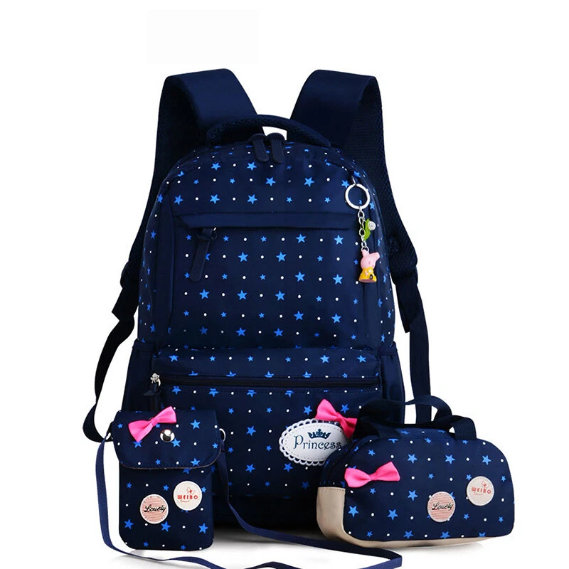 Girls school top bag set