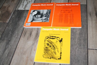 VINTAGE COMPUTER MUSIC JOURNAL LOT! VOLUME 17 Number 2 and 3, AND VOLUME 18 #1
