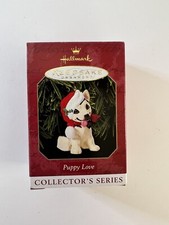 Hallmark Keepsake 1999 Puppy Love German Shepherd 5th In A Series Ornament