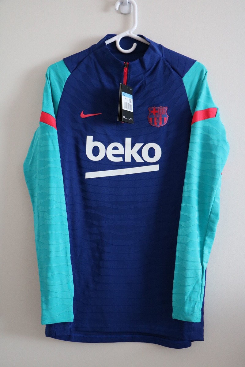 Nike 20-21 FC Barcelona Strike Long Sleeve Drill Top Size M
