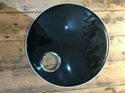 22 Inch Black Bass Drum Head With 4 or 6" Chrome Hole