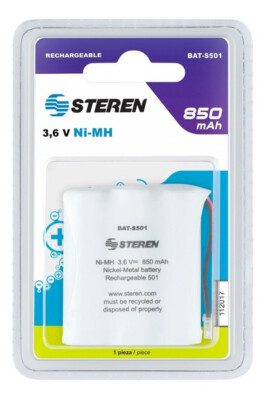 Steren 3.6V, 850 Mah (3 x 4/5AA) Universal Ni-MH Cordless Phone Battery BAT-S501