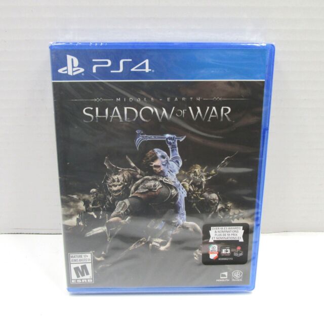MIDDLE-EARTH SHADOW OF WAR Sony PS4 Game - New Factory seal