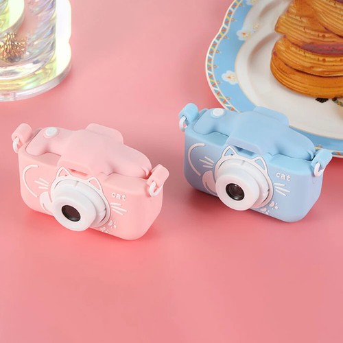Kids Digital Camera Cat Design 1080P Hd Lens, With 32GB Memory Card, Card Reader - Picture 13 of 30