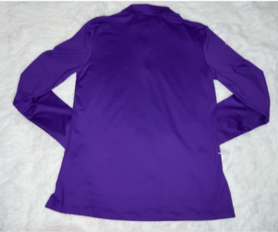 nike women's half zip purple