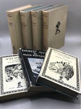 Seven Vintage Hodder & Stoughton Mountaineering Books, Shipton, Smythe etc
