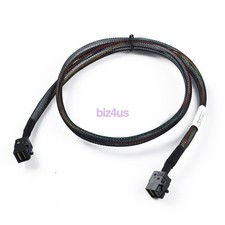 Mini SAS SFF-8643 to SFF-8643 SAS HD Cable for LSI Adaptec Areca Data Line 75CM