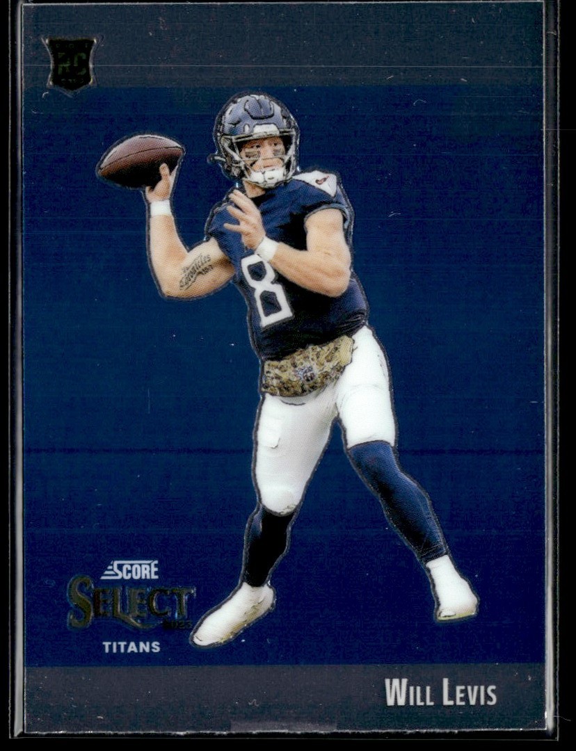 2023 Panini Select Score Throwback Will Levis Tennessee Titans #STW-WLE