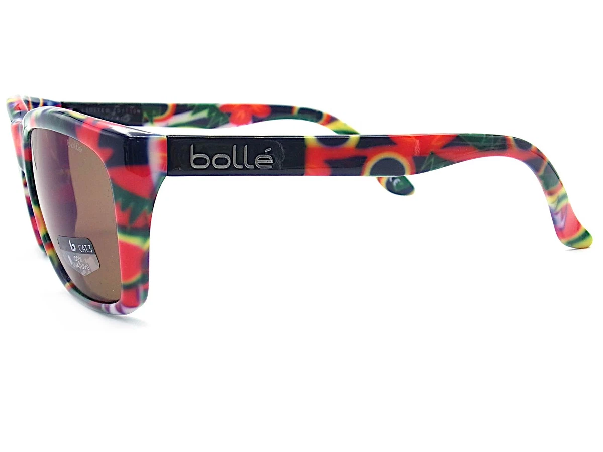 Bollé 527 Sonnenbrille Limited Edition mit Blau Flash Spiegelgläsern 12607
