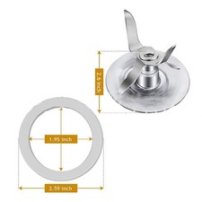 Mixermesser Messer Klinge mit Dichtung für Oster Osterizer Blender 4961-011 Teil