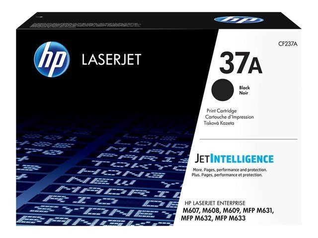 HP cartouche de toner noir 37A LaserJet consommable laser noir pour imprimante