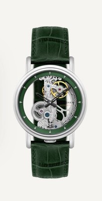 Thomas Earnshaw Fowler Bridge Automatic Green Watch with Box