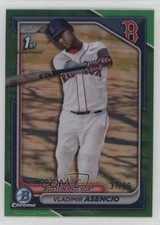 2024 Bowman Chrome Prospects Green Refractor 37/99 Vladimir Asencio 0l44