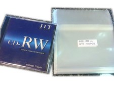 100 Pcs Standard CD Jewel Case Cello/Cellophane Bags by UNIQUEPACKING