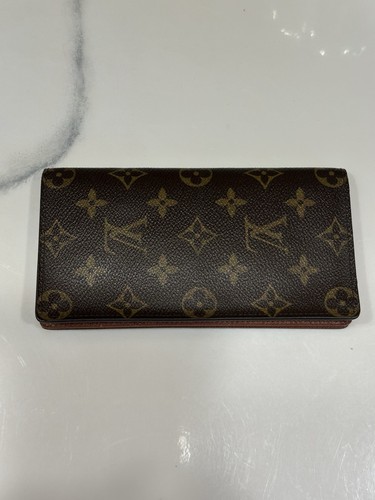 Autentico portafoglio Louis Vuitton LV Monogram Porte Valeurs libretto degli assegni Francia 2001 - Foto 1 di 12