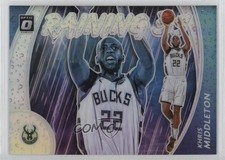2020-21 Panini Donruss Optic Raining 3s Holo Prizm Khris Middleton #12 6k2
