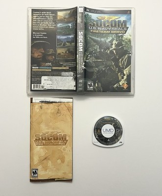 SOCOM US Navy Seals Fireteam Bravo - Sony Playstation Portable PSP CIB Complete