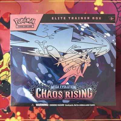 Pokémon TCG Mega Evolution Chaos Rising Elite Trainer Box Neu Sealed