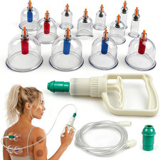 Cupping Set,12 Cups Cupping Kit for Massage Therapy, Chinese Cupping