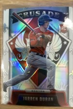 2022 Panini Chronicles - Crusade Jarren Duran #4 Holo Prizm (RC)