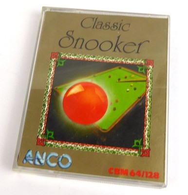 Commodore 64 C64 Spiel --  CLASSIC SNOOKER (Anco) -- Tape