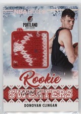 2024-25 Panini NBA Hoops Rookie Sweaters Donovan Clingan #RSW-DON 1fa0