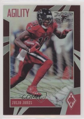 2018 Panini Phoenix Agility Red 13/299 Julio Jones #10 s3g