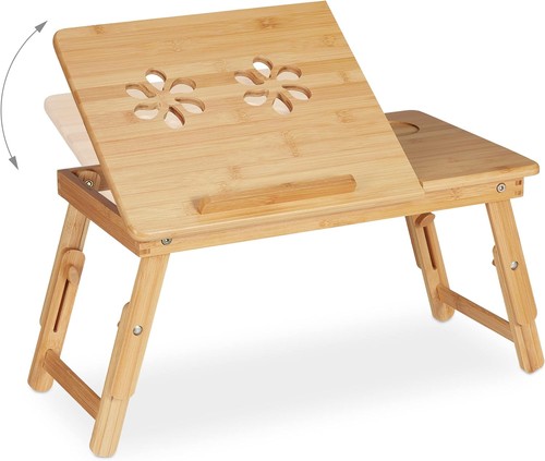 Stojak na stół i laptopa Relaxdays 10036713, czarny - Zdjęcie 10 z 12