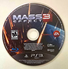 Mass Effect 3 PS3 PlayStation 3 Disc Only BioWare EA 2012 No Case Manual