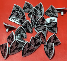 25x Lego bulk lot shield black falcon eagle silver weapon castle minifigure NEW