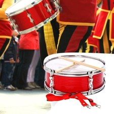 13" Snare Drum Musical Instrument Stainless Steel Rim with Drumsticks and