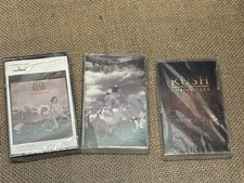 3 unopened cassette tapes, RUSH Presto, Permanent Waves, Chronicles II