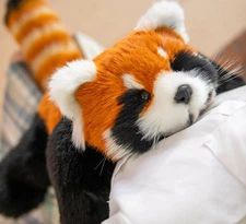 Breathing Stuffed Animal, Soothing Red Panda Plush Stuffed Animals with Rhythmic