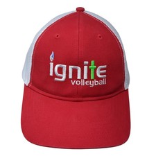 Ignite Volleyball Snapback Baseball Cap Red O...
