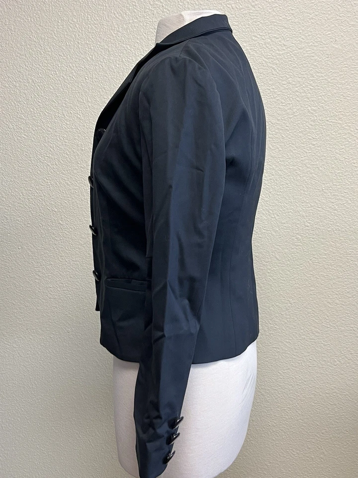 Chaqueta Louis Vuitton Uniformes Mujer Mezcla Lana Azul Marino Con Botones Talla 32 Foto 4 de 4