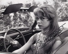 BRIGITTE BARDOT - Hollywood Legend GENUINE SIGNED AUTOGRAPH