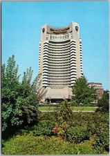 Vintage 1960s BUCHAREST, Romania 4x6 Postcard  HOTEL INTERCONTINENTAL  / Unused