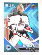 2024-25 Upper Deck Allure Matt Villalta Rookie Card RC #104 Utah Hockey Mammoth