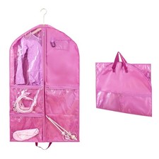 Garment Bags with Many Pockets, Foldable Kids Garment Bag Short Clothes Hanging...