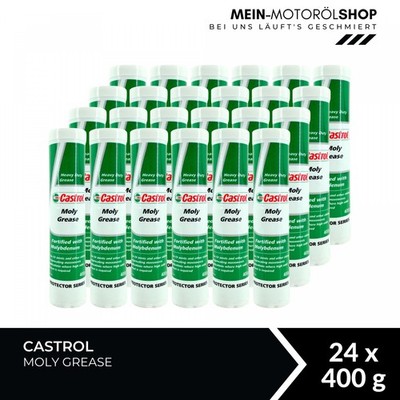 Castrol Moly Grease Lithium Mehrzweckfett MoS2 Schmierfett 24x400 Gramm
