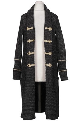 GUESS Strickjacke Damen Cardigan Jacke Gr. XS Wolle Baumwolle Grau #b0a0odz
