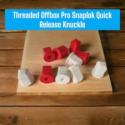 5 X Offbox Pro Snaplok Quick Release Knuckle Insert Block For Preston