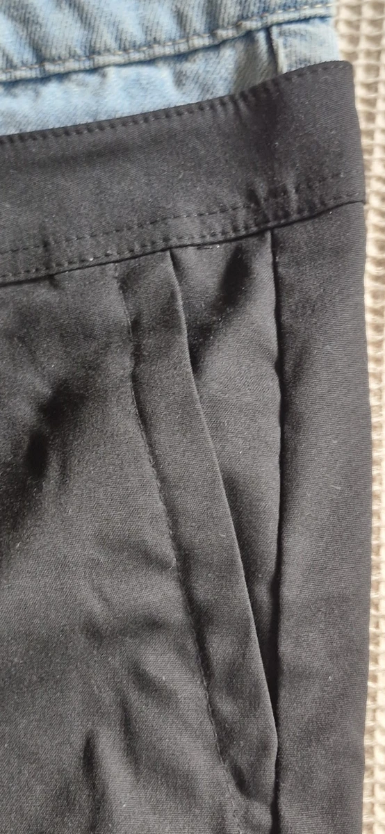 Minifalda Bershka a medida negra/denim.Talla S. Con etiquetas totalmente nueva