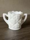 Vintage Westmoreland Milk Glass Sugar Bowl Two Handles
