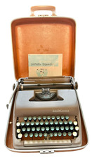 Vintage 1950 Smith Corona Sterling Manual Typewriter Floating Shift thumbnail